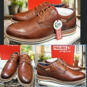 PIKOLINOS Cuero Leather Lace Up Durby Shoes Size EU 40 US 7 7.5